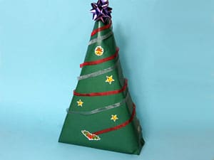 Tannenbaum Geschenkverpackung | Basteln & Gestalten